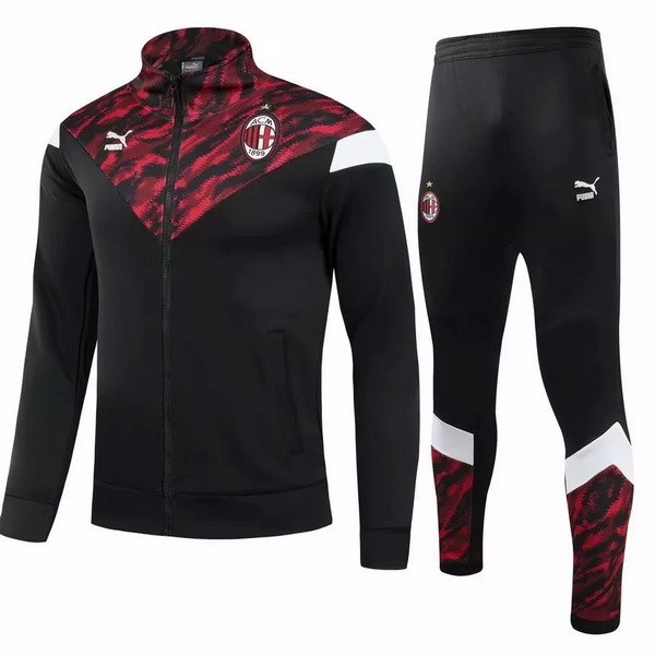 Chandal AC Milan 2021/22 Negro Rojo